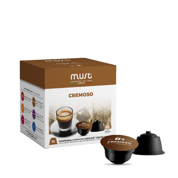 Cremoso-16-capusle-compatibili-Dolce-Gusto-miscela-caffe-espresso