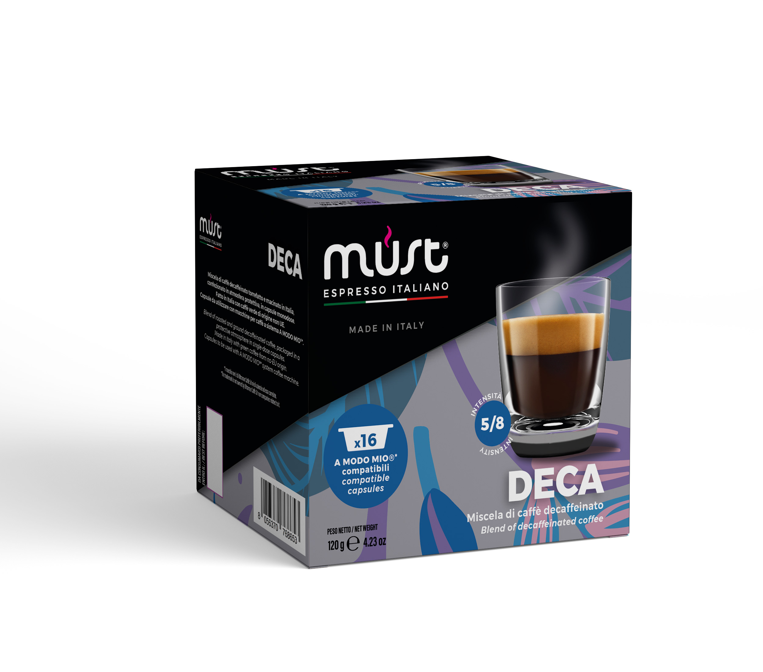 DECA | 16 capsule compatibili con Sistema Lavazza®* A Modo Mio®*