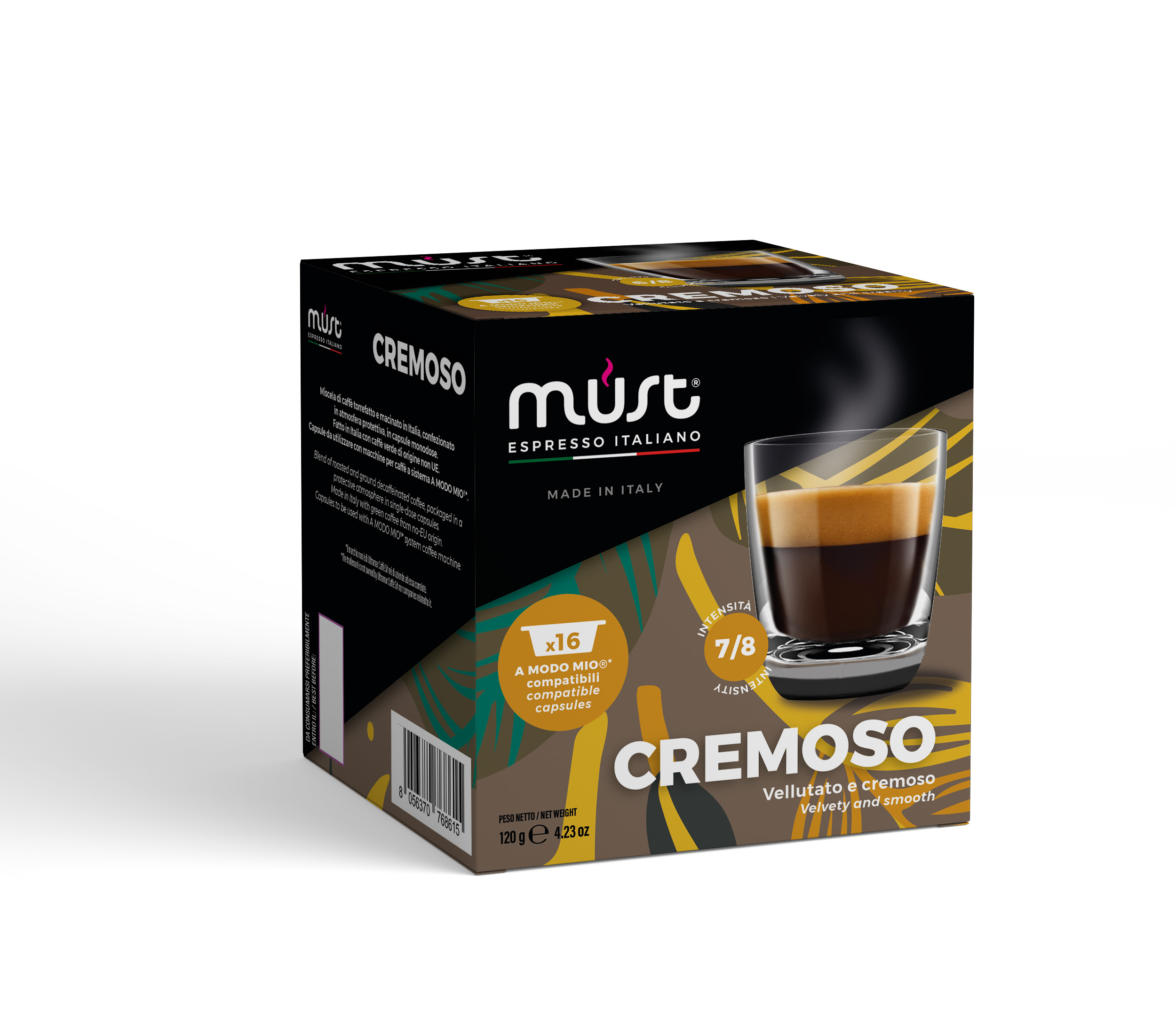 CREMOSO | 16 capsule compatibili con Sistema Lavazza®* A Modo Mio®*